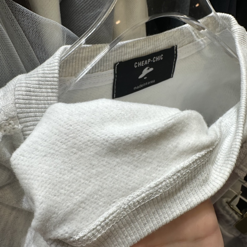 CHEAP-CHIC韓國直郵㊣女士新款職業推薦25秋冬休閑熱賣衛衣CHEAP-CHIC/CHARLES THE SECOND衛衣