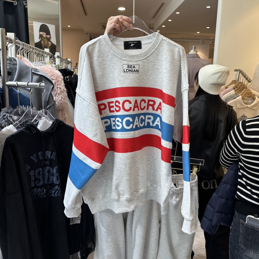 CHEAP-CHIC韓國直郵㊣女士新款職業推薦25秋冬休閑熱賣衛衣CHEAP-CHIC/CHARLES THE SECOND衛衣圖色1