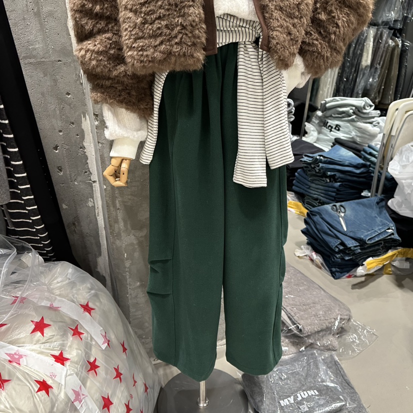 JUNI東大門㊣實拍女裝新品25秋冬熱賣時尚職業休閑真品休閑褲my juni休閑褲圖色2