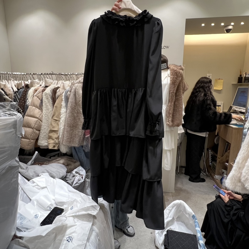 BY FLOW東大門㊣實拍女裝新款休閑時尚真品職業人氣連衣裙BY FLOW連衣裙