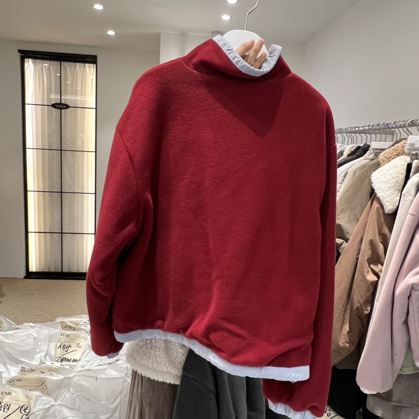 VENIR-a韓國代購㊣女裝新款休閑推薦職業真品夾克加絨抓絨VENIR-a夾克