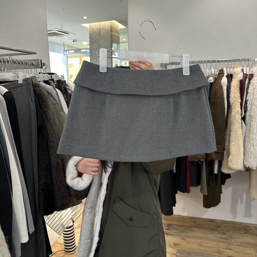 CREAM VILLA東大門㊣實拍女裝新品25秋冬短裙CREAMVILLA短裙