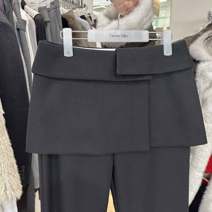 CREAM VILLA東大門㊣實拍女裝新品25秋冬短裙CREAMVILLA短裙圖色2