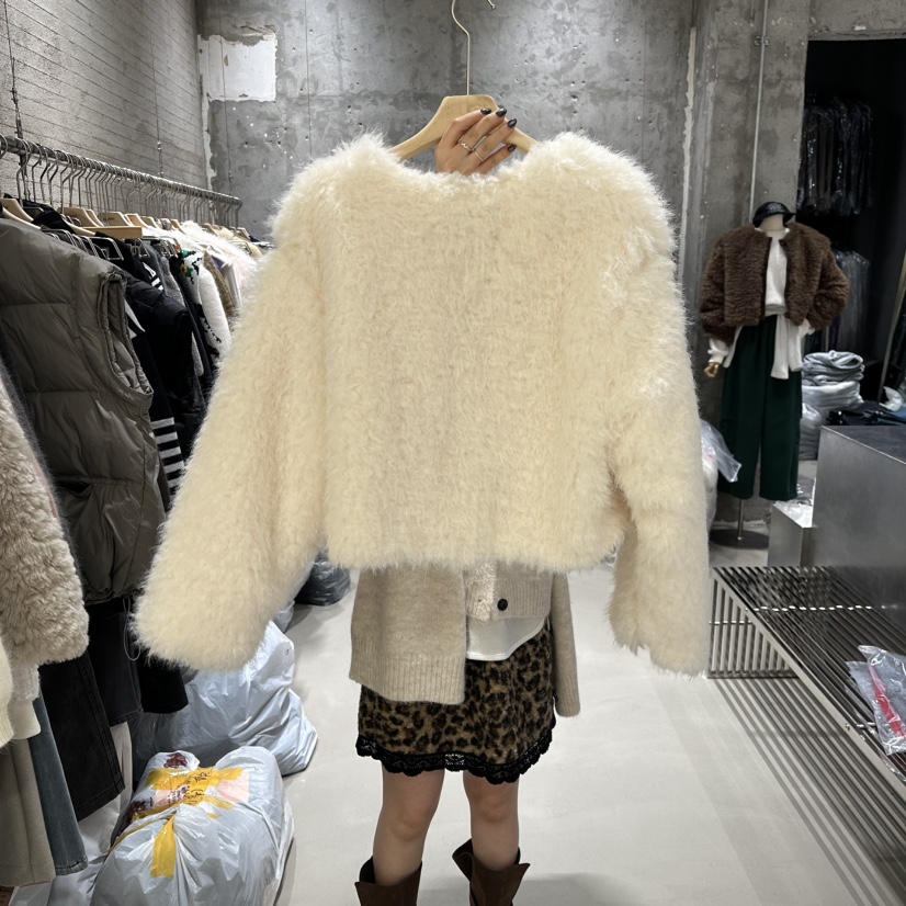 JUNI東大門㊣直郵女裝新款熱賣真品推薦時尚25秋冬短款棉服my juni短款棉服