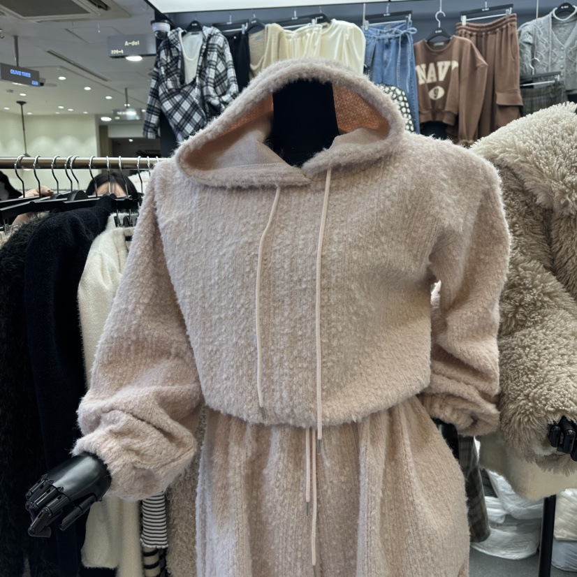 A-DEL韓國代購㊣女裝新款真品人氣時尚休閑25秋冬熱賣衛衣A-DEL衛衣圖色2