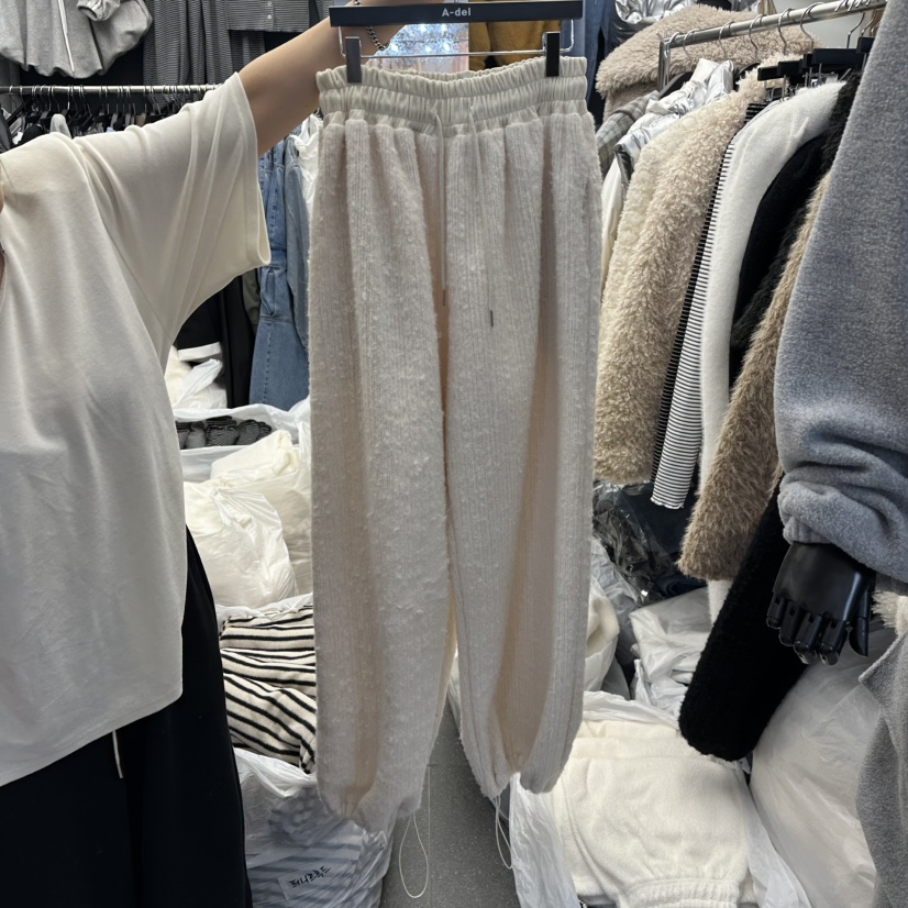 A-DEL韓國代購㊣女士新款25秋冬真品時尚熱賣休閑人氣休閑褲A-DEL休閑褲圖色1