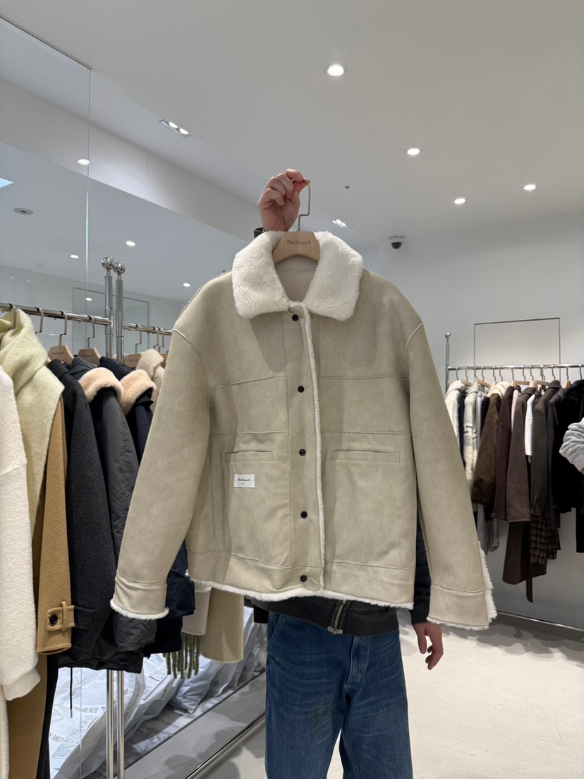 THE BRUNCH東大門㊣直郵女士新款休閑時尚真品夾克兩面可穿THE BRUNCH夾克