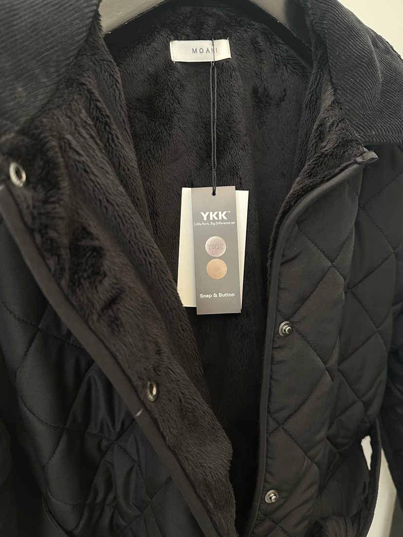 MOANI韓國代購㊣女士新品職業休閑熱賣人氣時尚推薦夾克絎縫MOANI夾克