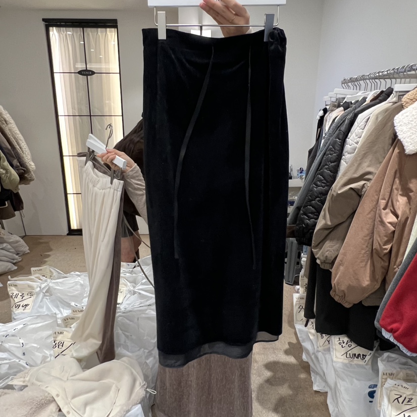 VENIR-a東大門㊣代購女士新款真品休閑推薦人氣職業熱賣長裙VENIR-a長裙圖色3