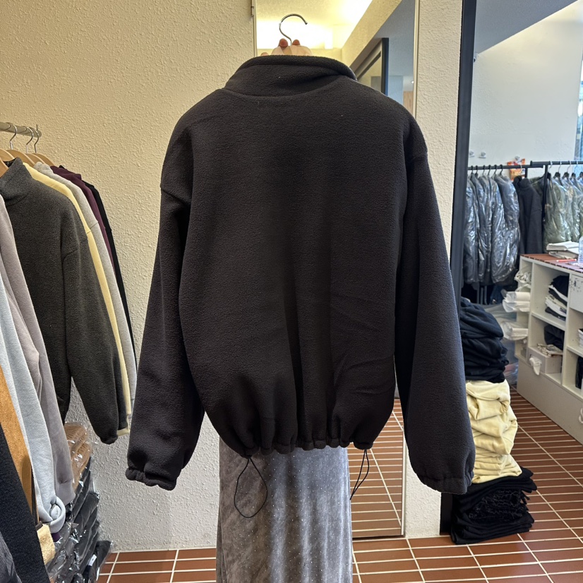 CHOI-L韓國代購㊣女士新品時尚職業夾克兩面穿雙排扣抓絨拉鏈CHOI夾克