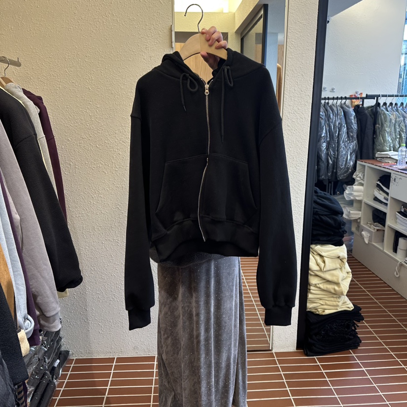 CHOI-L韓國直郵㊣女裝新品休閑25秋冬人氣真品夾克連帽衫抓絨CHOI夾克圖色4