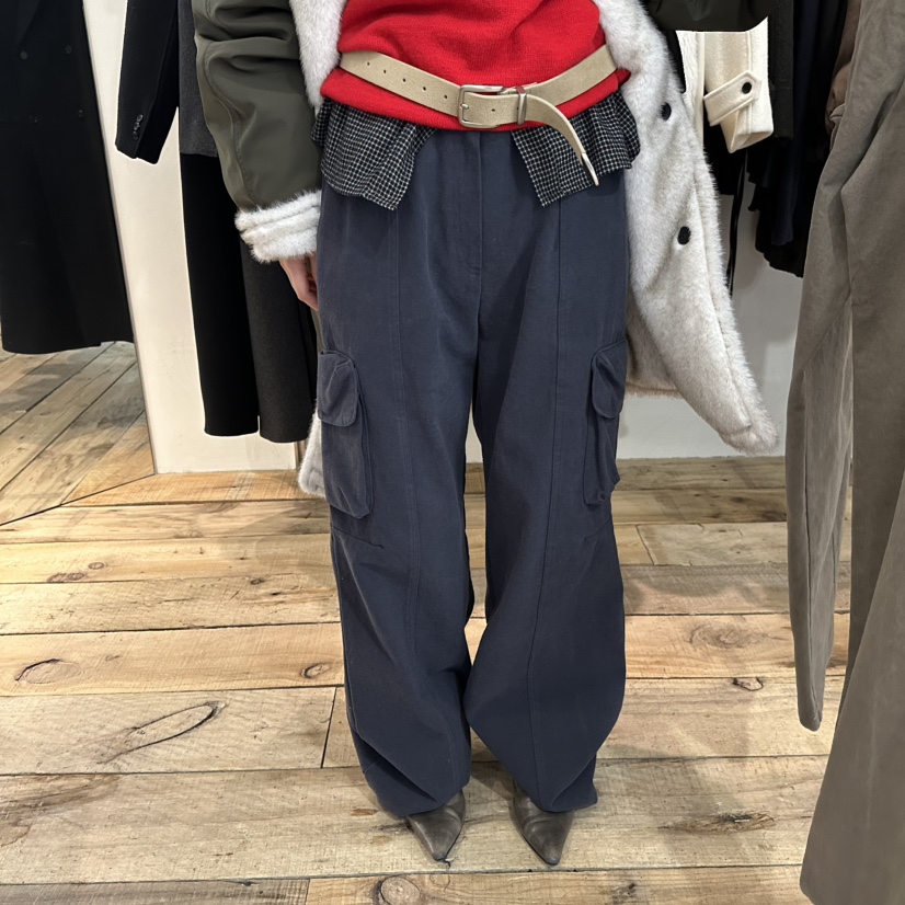 CREAM VILLA東大門㊣直郵女士新款熱賣休閑褲工裝褲CREAMVILLA休閑褲圖色1