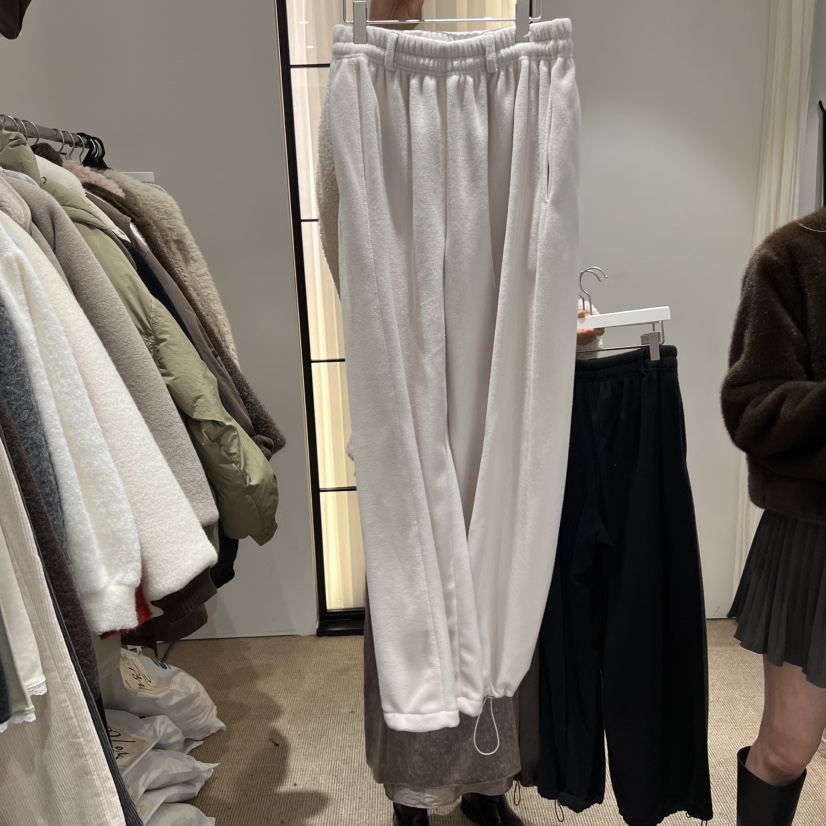 VENIR-a韓國直郵㊣女士新款時尚職業25秋冬休閑褲加絨抓絨VENIR-a休閑褲