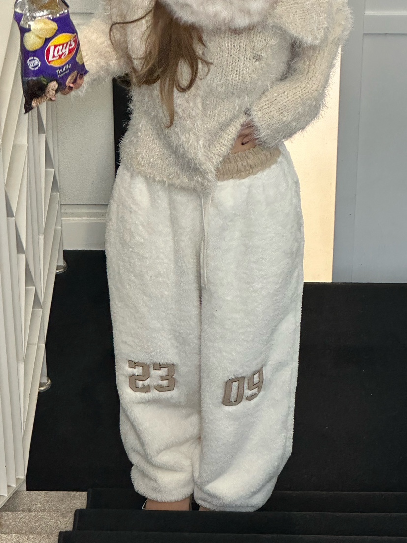 ZEROZERO東大門㊣直郵女士新款25秋冬推薦熱賣休閑褲皮褲貂皮ZEROZERO休閑褲