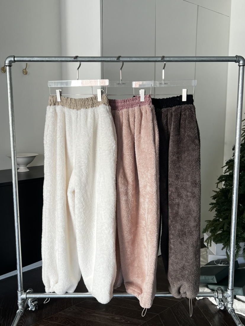 ZEROZERO東大門㊣直郵女士新款25秋冬推薦熱賣休閑褲皮褲貂皮ZEROZERO休閑褲