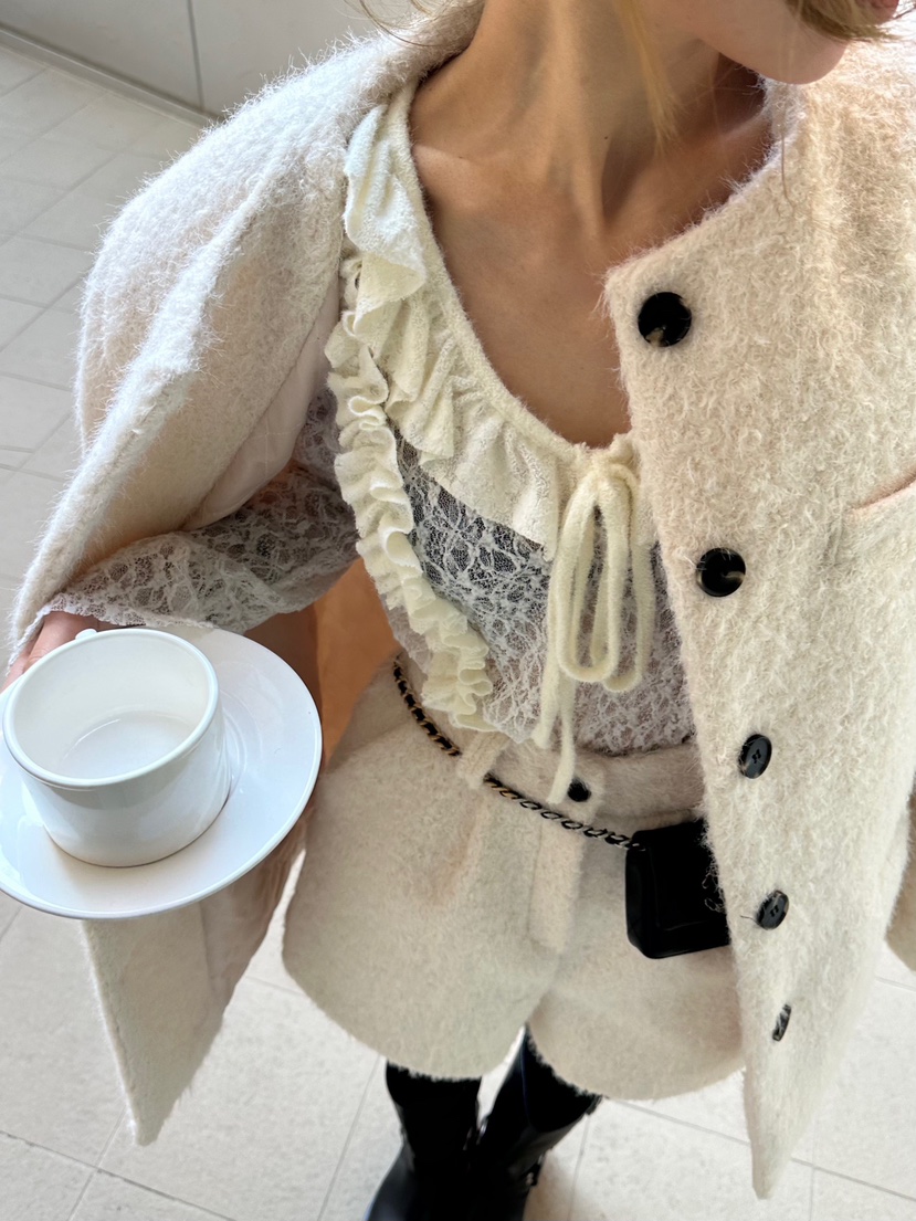 ZEROZERO韓國代購㊣女裝新品休閑時尚人氣職業熱賣夾克馬海毛ZEROZERO夾克