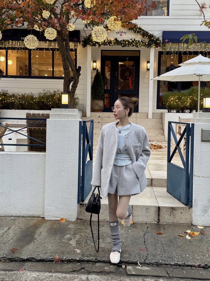 ZEROZERO韓國代購㊣女裝新品休閑時尚人氣職業熱賣夾克馬海毛ZEROZERO夾克