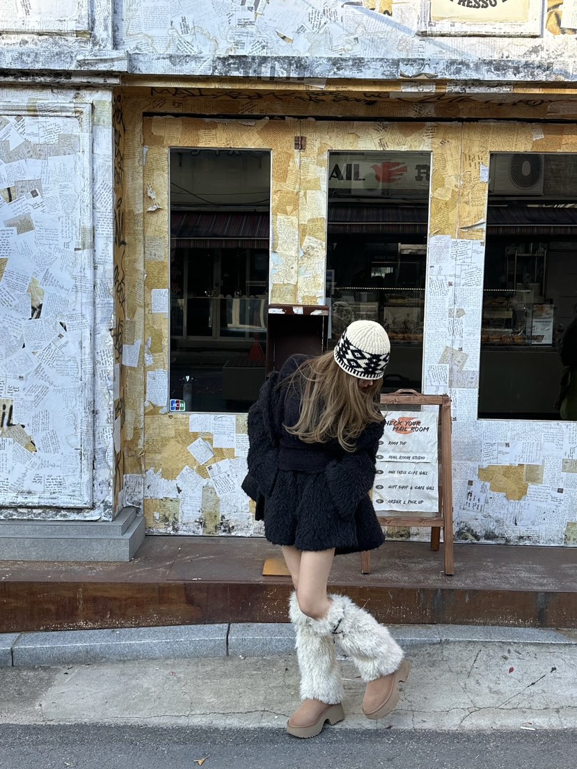 ZEROZERO韓國代購㊣女裝新品休閑時尚人氣職業熱賣夾克馬海毛ZEROZERO夾克