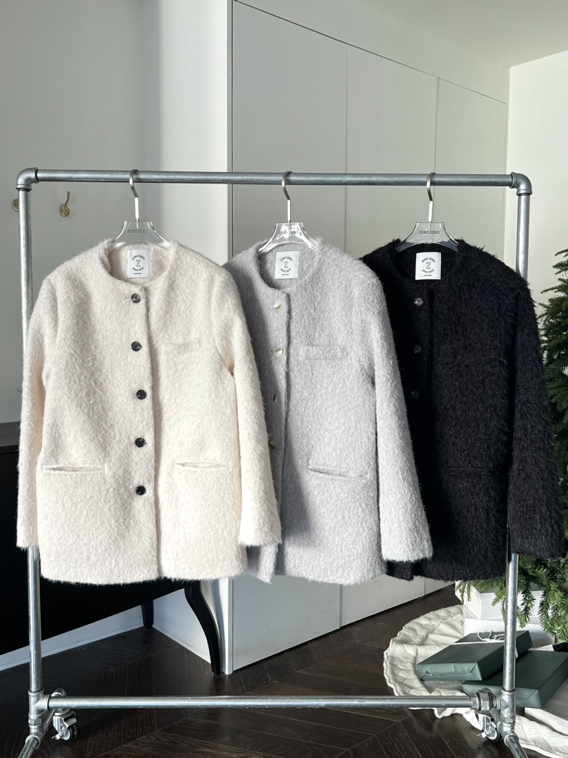 ZEROZERO韓國代購㊣女裝新品休閑時尚人氣職業熱賣夾克馬海毛ZEROZERO夾克