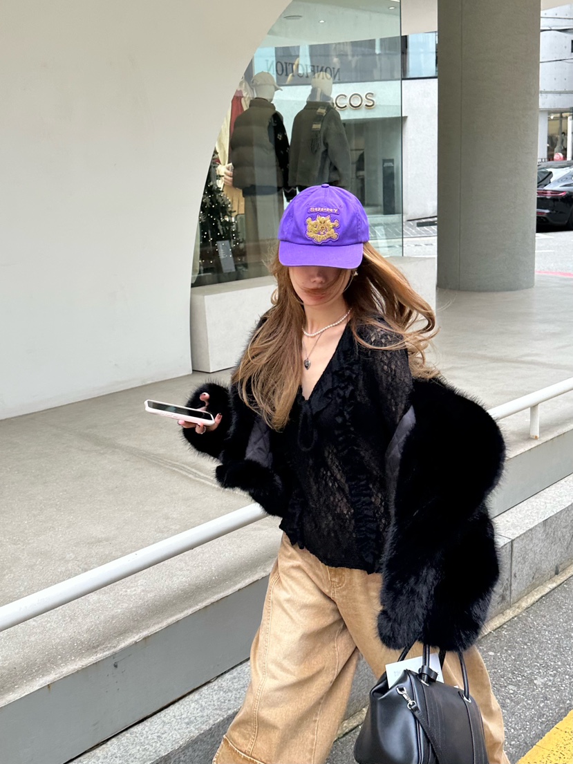 ZEROZERO韓國直郵㊣女裝新款職業熱賣時尚人氣短款大衣皮草ZEROZERO短款大衣