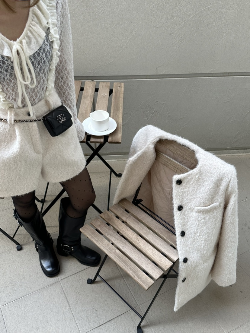 ZEROZERO東大門㊣直郵女裝新款人氣真品時尚短褲馬海毛褶裥ZEROZERO短褲