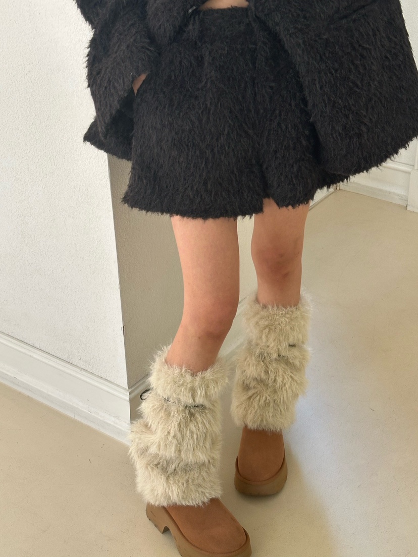 ZEROZERO東大門㊣直郵女裝新款人氣真品時尚短褲馬海毛褶裥ZEROZERO短褲