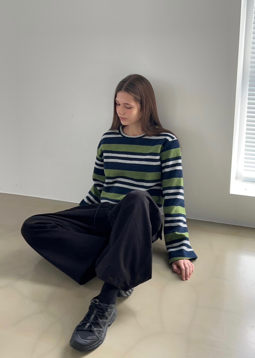 ANOTHER AVENUE韓國代購㊣女裝新品真品時尚25秋冬長袖T恤ANOTHER AVENUE長袖T恤