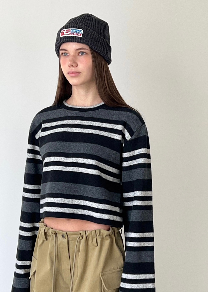 ANOTHER AVENUE韓國代購㊣女裝新品真品時尚25秋冬長袖T恤ANOTHER AVENUE長袖T恤