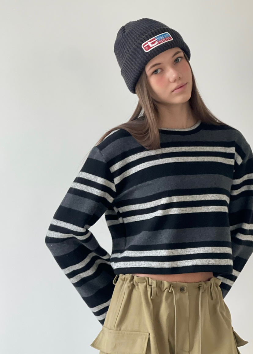 ANOTHER AVENUE韓國代購㊣女裝新品真品時尚25秋冬長袖T恤ANOTHER AVENUE長袖T恤