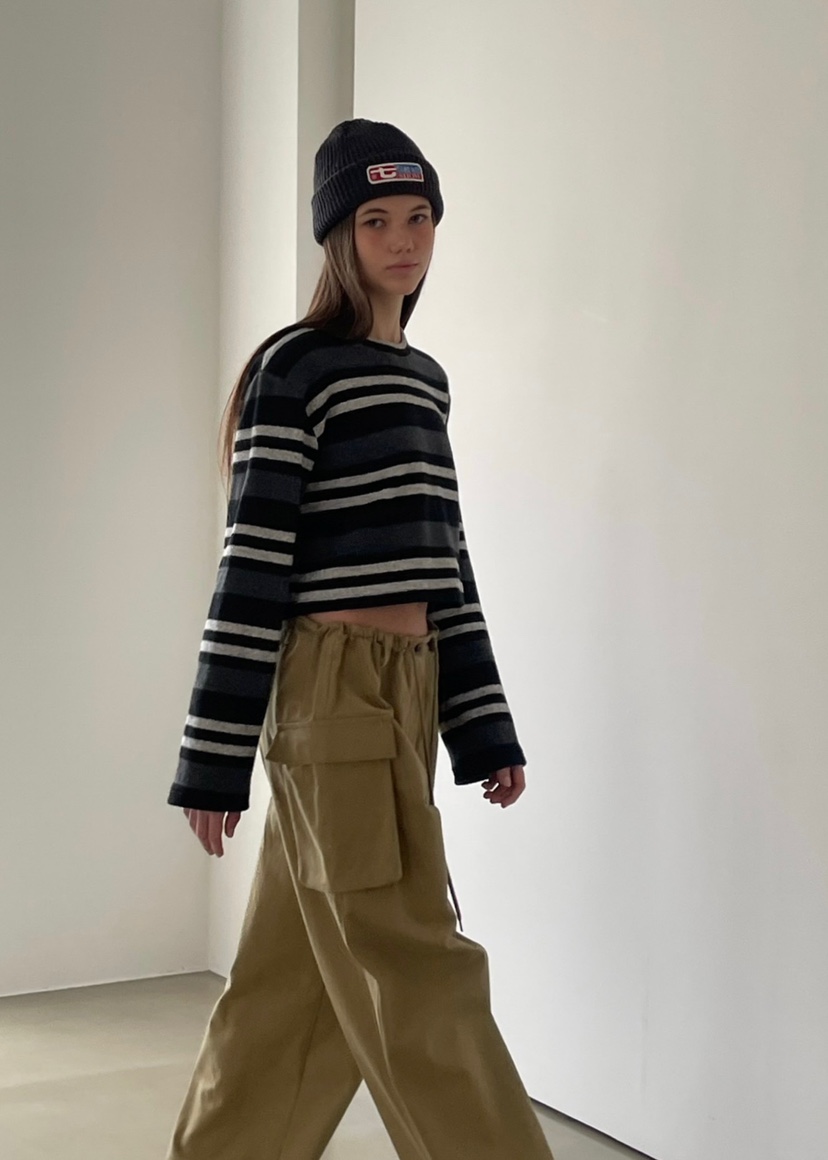 ANOTHER AVENUE韓國代購㊣女裝新品真品時尚25秋冬長袖T恤ANOTHER AVENUE長袖T恤