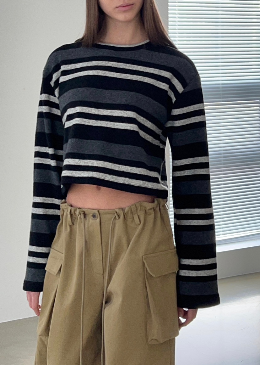 ANOTHER AVENUE韓國代購㊣女裝新品真品時尚25秋冬長袖T恤ANOTHER AVENUE長袖T恤