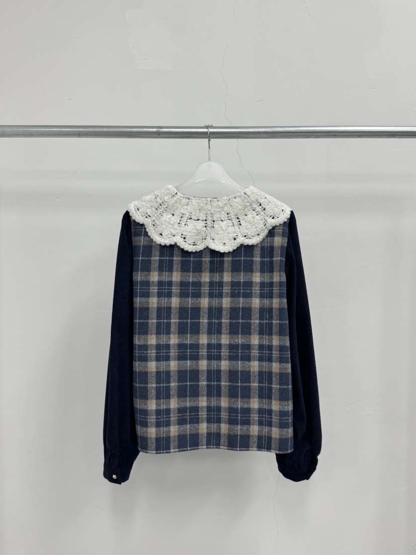 MOSMOS東大門㊣代購女裝新款真品推薦熱賣人氣時尚襯衫蕾絲衫MOSMOS襯衫/蕾絲衫