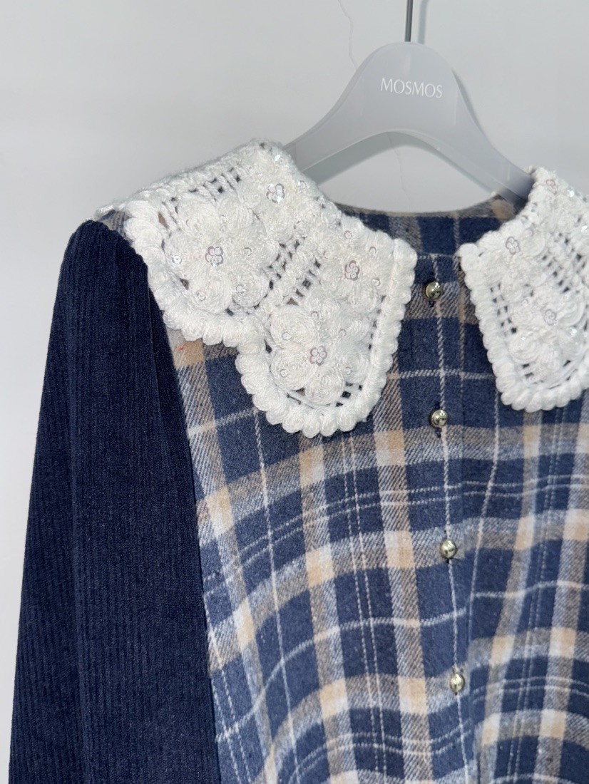 MOSMOS東大門㊣代購女裝新款真品推薦熱賣人氣時尚襯衫蕾絲衫MOSMOS襯衫/蕾絲衫