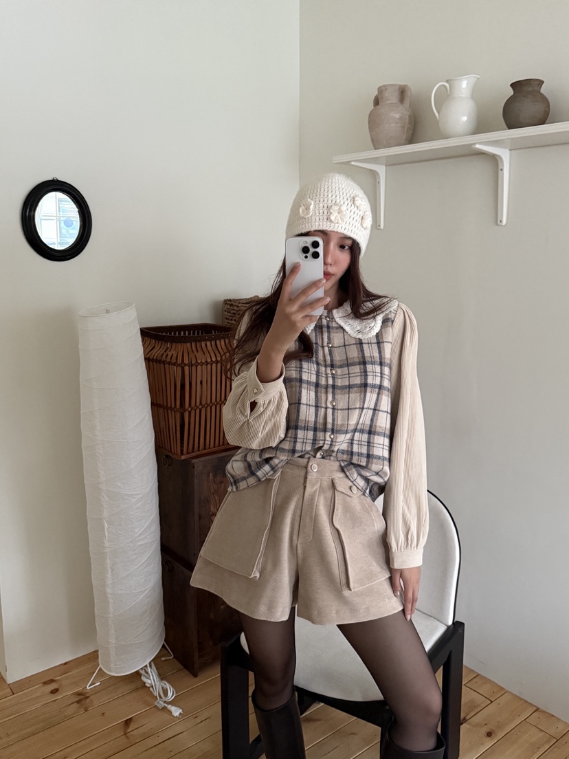 MOSMOS東大門㊣代購女裝新款真品推薦熱賣人氣時尚襯衫蕾絲衫MOSMOS襯衫/蕾絲衫