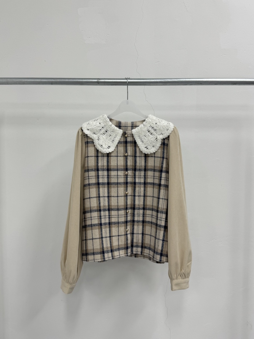 MOSMOS東大門㊣代購女裝新款真品推薦熱賣人氣時尚襯衫蕾絲衫MOSMOS襯衫/蕾絲衫圖色2