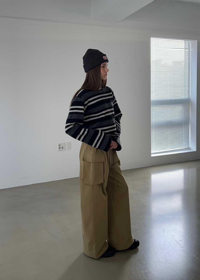 ANOTHER AVENUE東大門㊣直郵女士新款時尚休閑職業休閑褲口袋ANOTHER AVENUE休閑褲