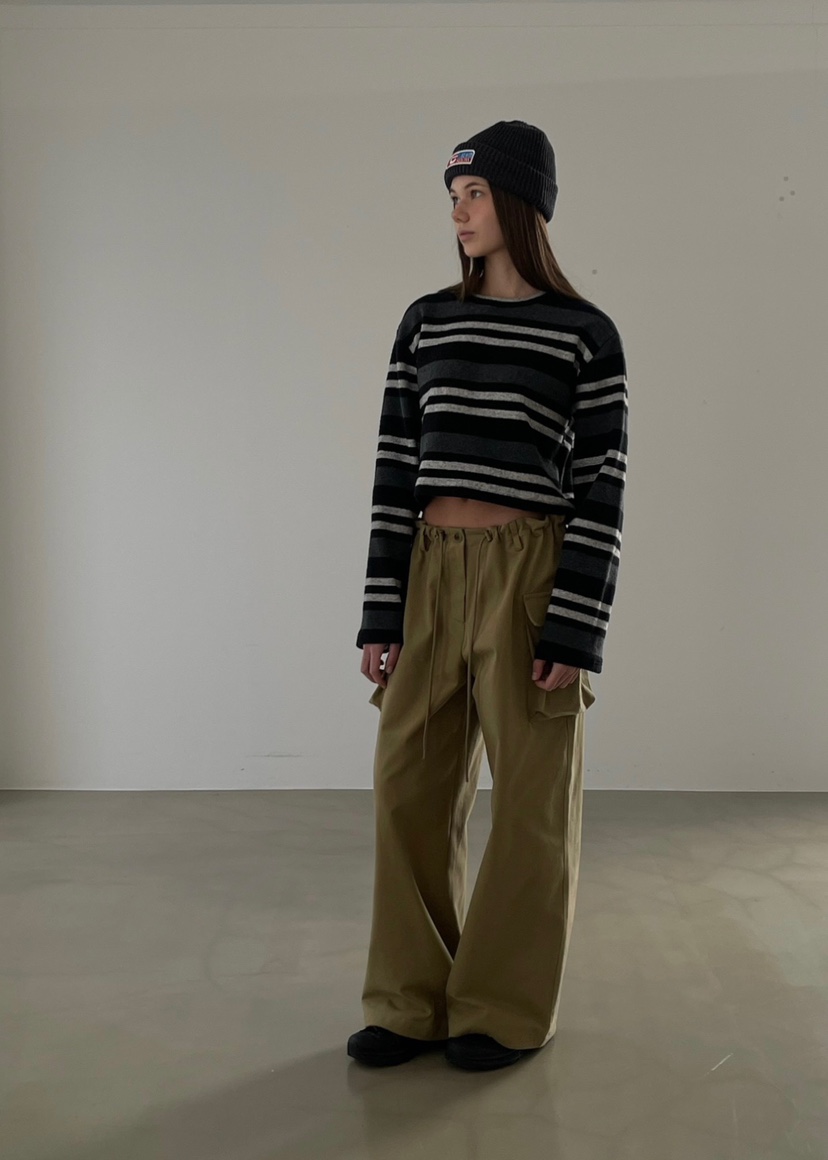 ANOTHER AVENUE東大門㊣直郵女士新款時尚休閑職業休閑褲口袋ANOTHER AVENUE休閑褲