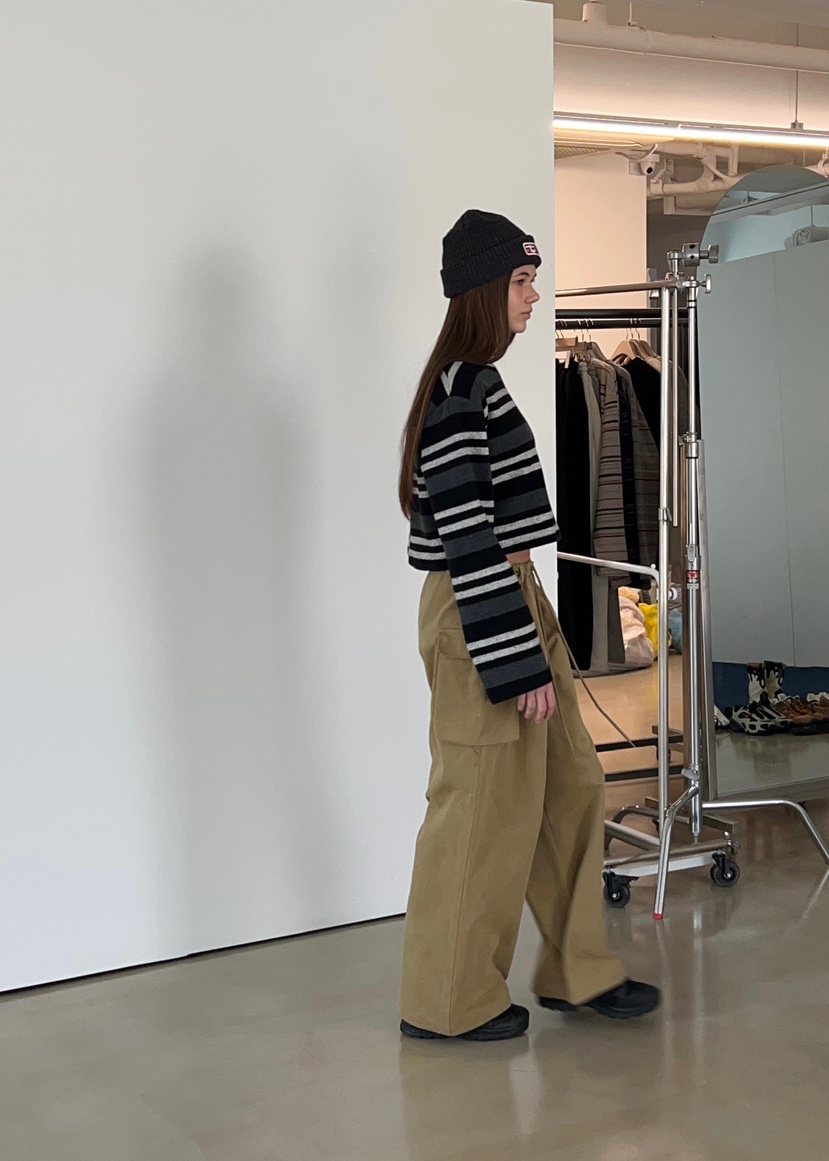 ANOTHER AVENUE東大門㊣直郵女士新款時尚休閑職業休閑褲口袋ANOTHER AVENUE休閑褲