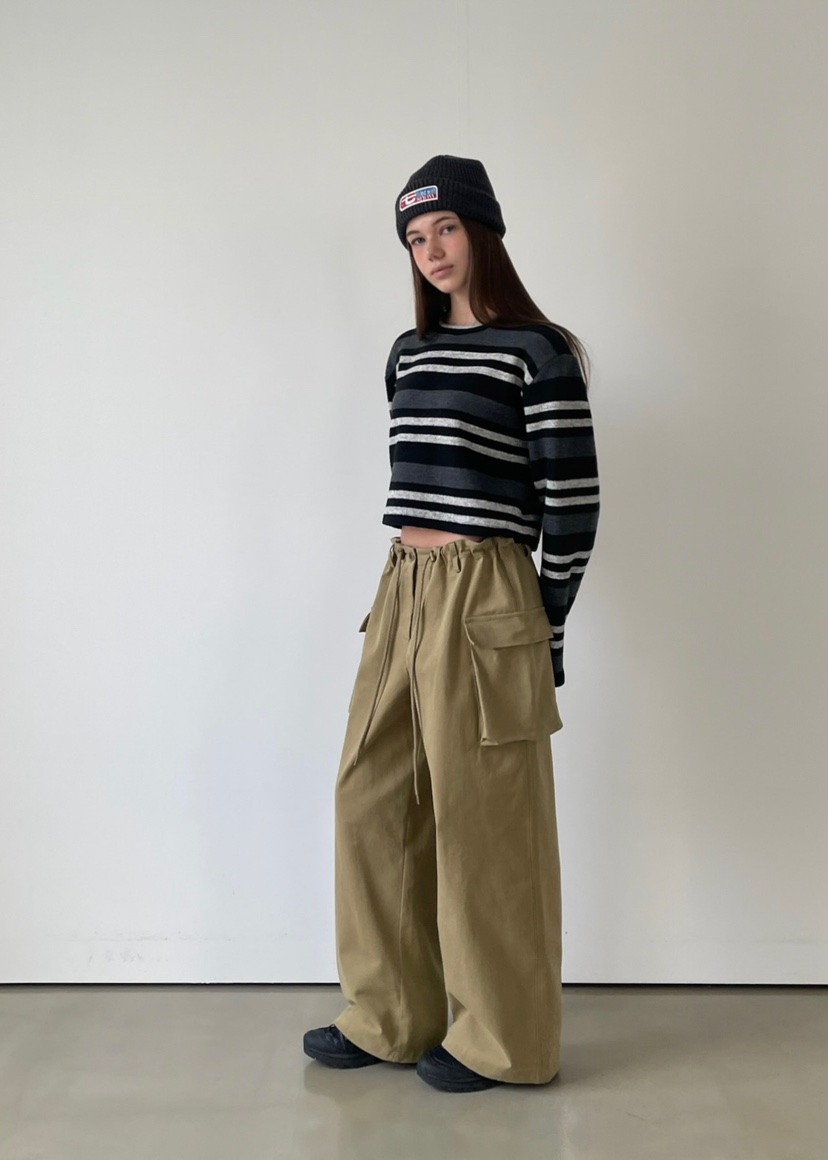 ANOTHER AVENUE東大門㊣直郵女士新款時尚休閑職業休閑褲口袋ANOTHER AVENUE休閑褲