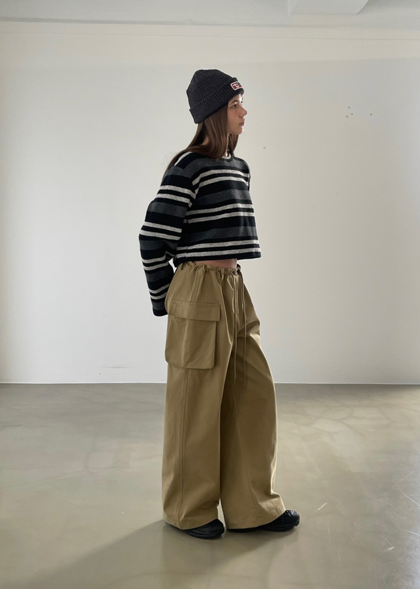 ANOTHER AVENUE東大門㊣直郵女士新款時尚休閑職業休閑褲口袋ANOTHER AVENUE休閑褲