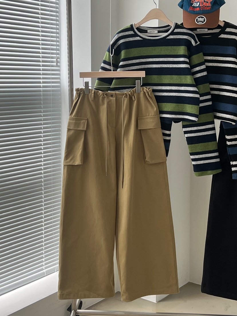 ANOTHER AVENUE東大門㊣直郵女士新款時尚休閑職業休閑褲口袋ANOTHER AVENUE休閑褲