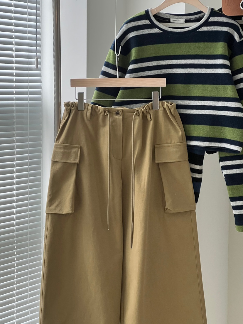 ANOTHER AVENUE東大門㊣直郵女士新款時尚休閑職業休閑褲口袋ANOTHER AVENUE休閑褲