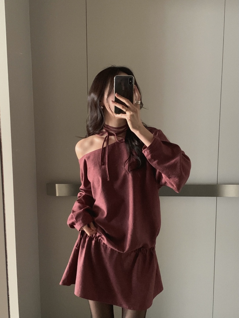 MOSMOS韓國直郵㊣女裝新款時尚25秋冬熱賣真品職業人氣連衣裙MOSMOS連衣裙