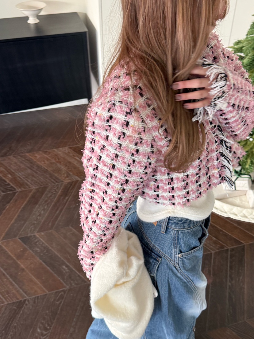 ZEROZERO東大門㊣代購女裝新品人氣推薦真品職業夾克粗花呢ZEROZERO夾克