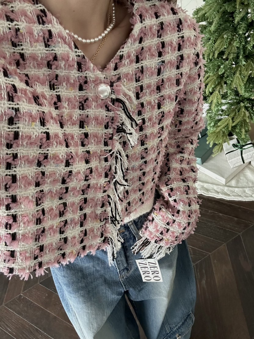 ZEROZERO東大門㊣代購女裝新品人氣推薦真品職業夾克粗花呢ZEROZERO夾克