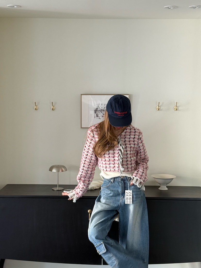 ZEROZERO東大門㊣代購女裝新品人氣推薦真品職業夾克粗花呢ZEROZERO夾克