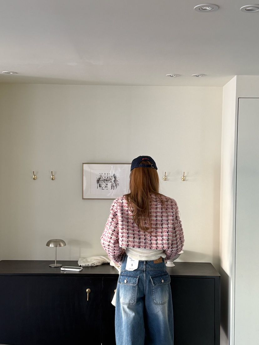 ZEROZERO東大門㊣代購女裝新品人氣推薦真品職業夾克粗花呢ZEROZERO夾克