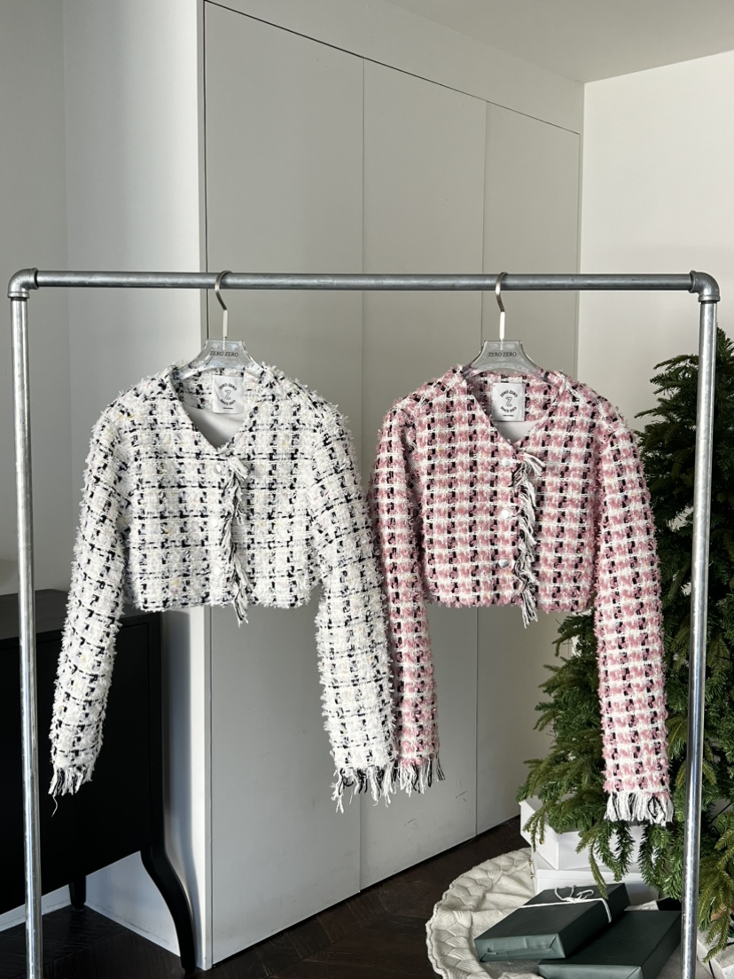 ZEROZERO東大門㊣代購女裝新品人氣推薦真品職業夾克粗花呢ZEROZERO夾克