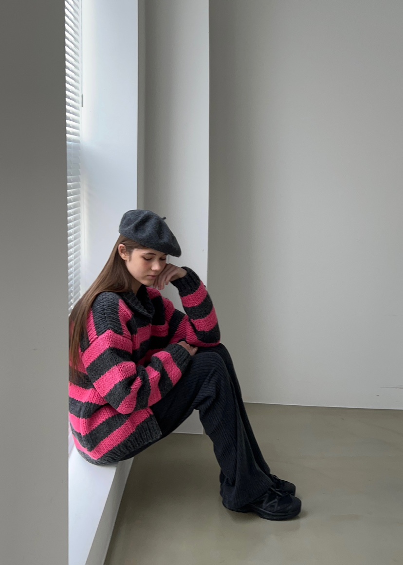 ANOTHER AVENUE東大門㊣實拍女裝新款推薦人氣休閑褲羊毛羅紋ANOTHER AVENUE休閑褲