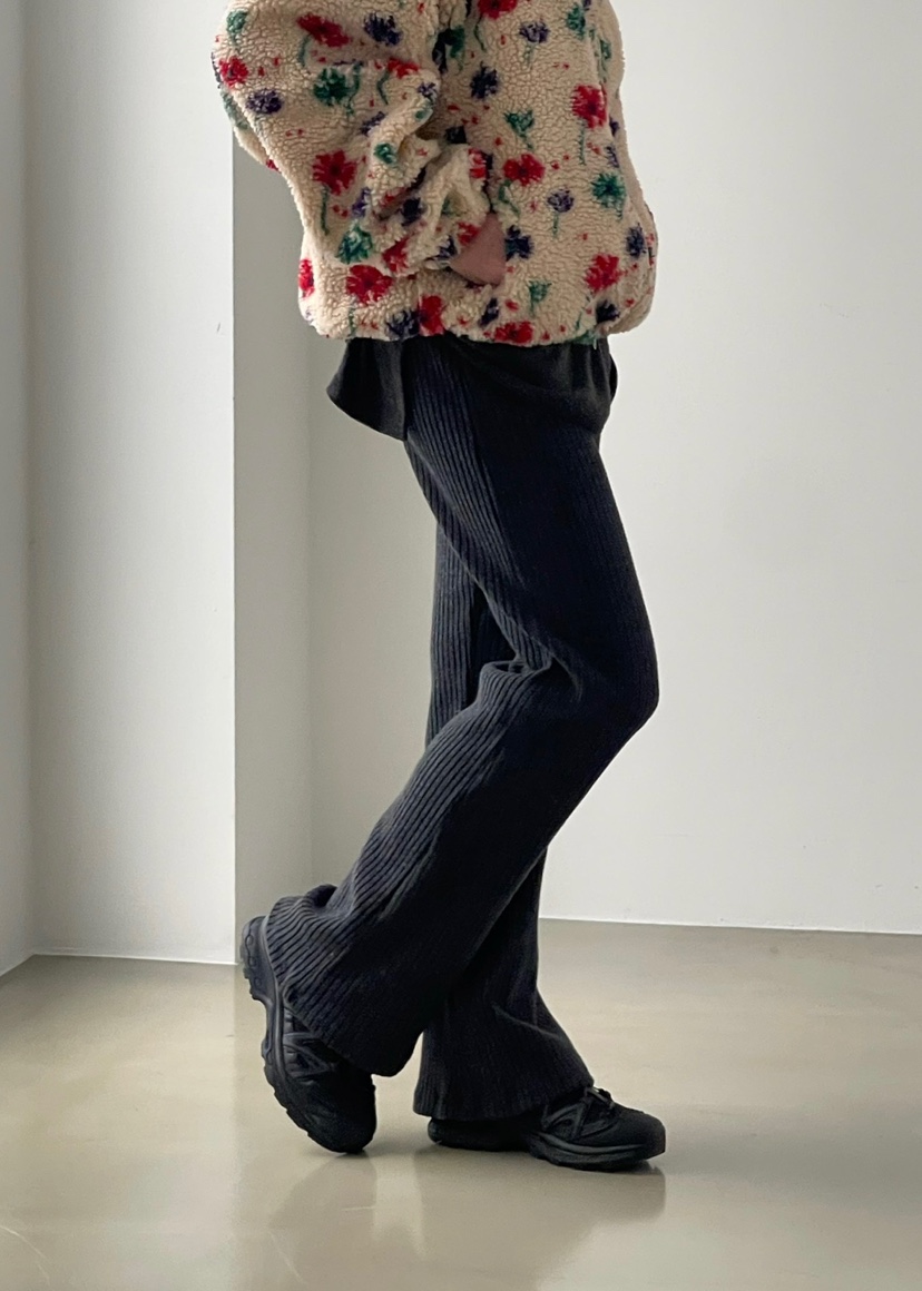 ANOTHER AVENUE東大門㊣實拍女裝新款推薦人氣休閑褲羊毛羅紋ANOTHER AVENUE休閑褲